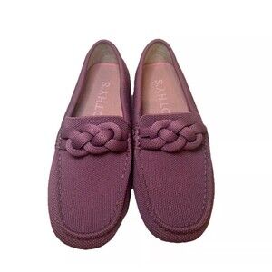 Rothy’s Braided Driver Loafer Mauve 8.5 pink/rose Mauve (No Box )